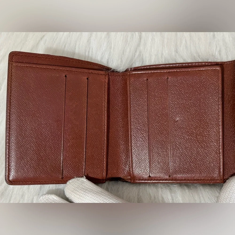 Authentic Vintage Louis Vuitton Trifold Monogram Elise Wallet VGUC